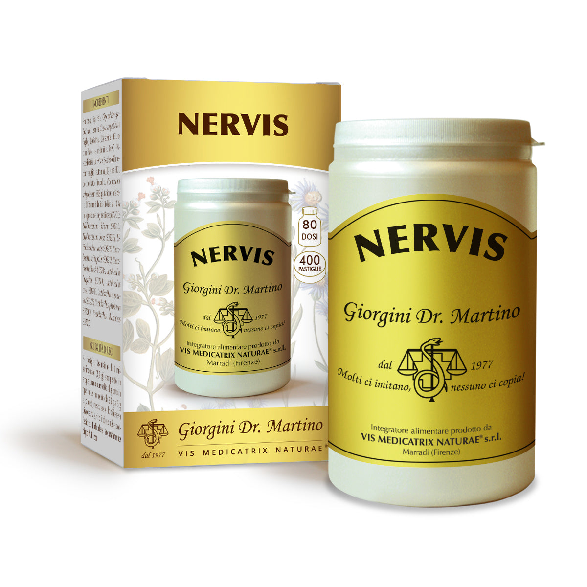 Dr Giorgini Nervis 400 Tabletten à 500 mg - 200 g