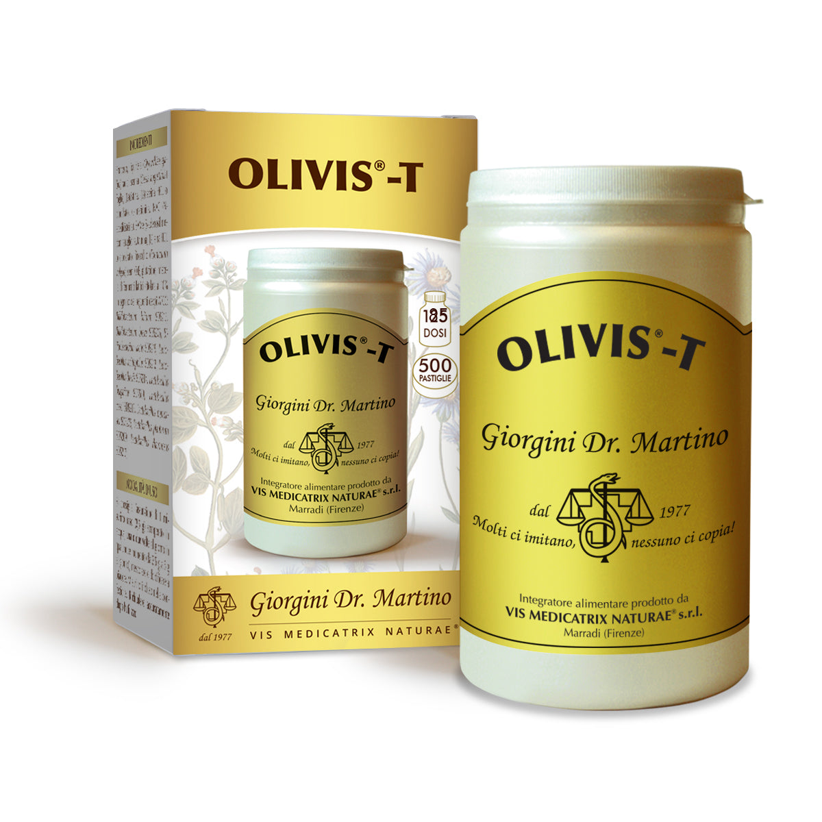 Dr Giorgini Olivis-T 200 g - 500 tabletek po 400 mg