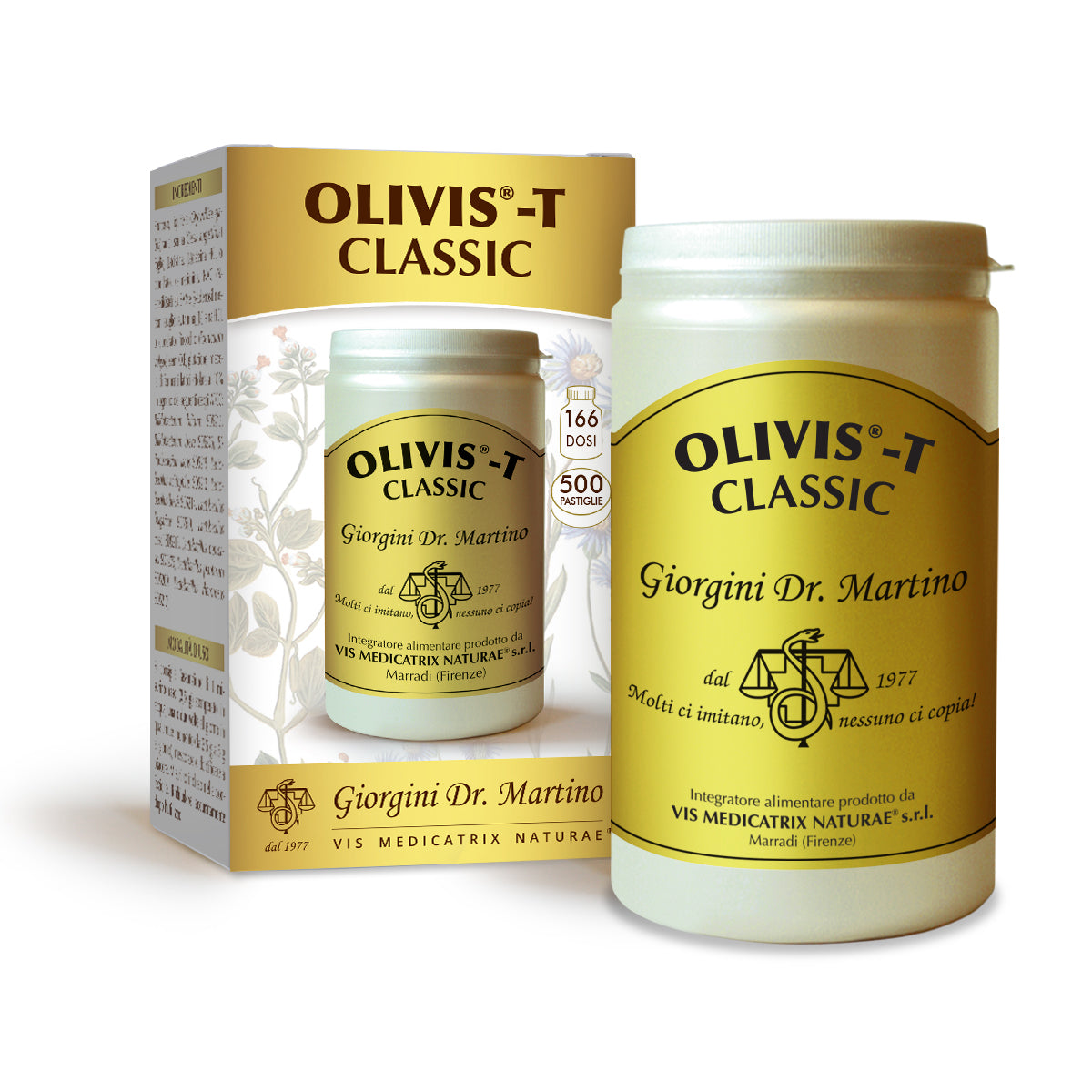 Dr Giorgini OLIVIS-T Classic 200 g - 500 Tabletten à 400 mg