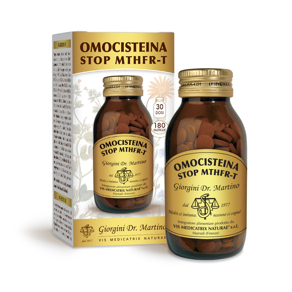 Dr Giorgini Homocisteína Stop MTHRF-T 180 comprimidos de 500 mg - 90 g
