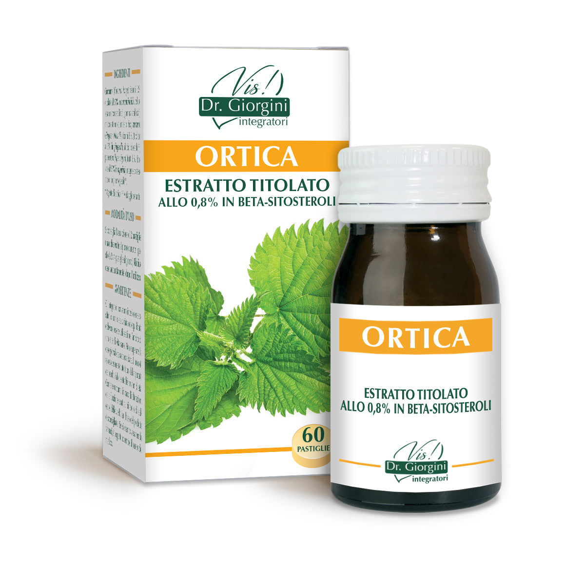 Dr Giorgini brændenældetitreret ekstrakt 60 tabletter à 500 mg - 30 g