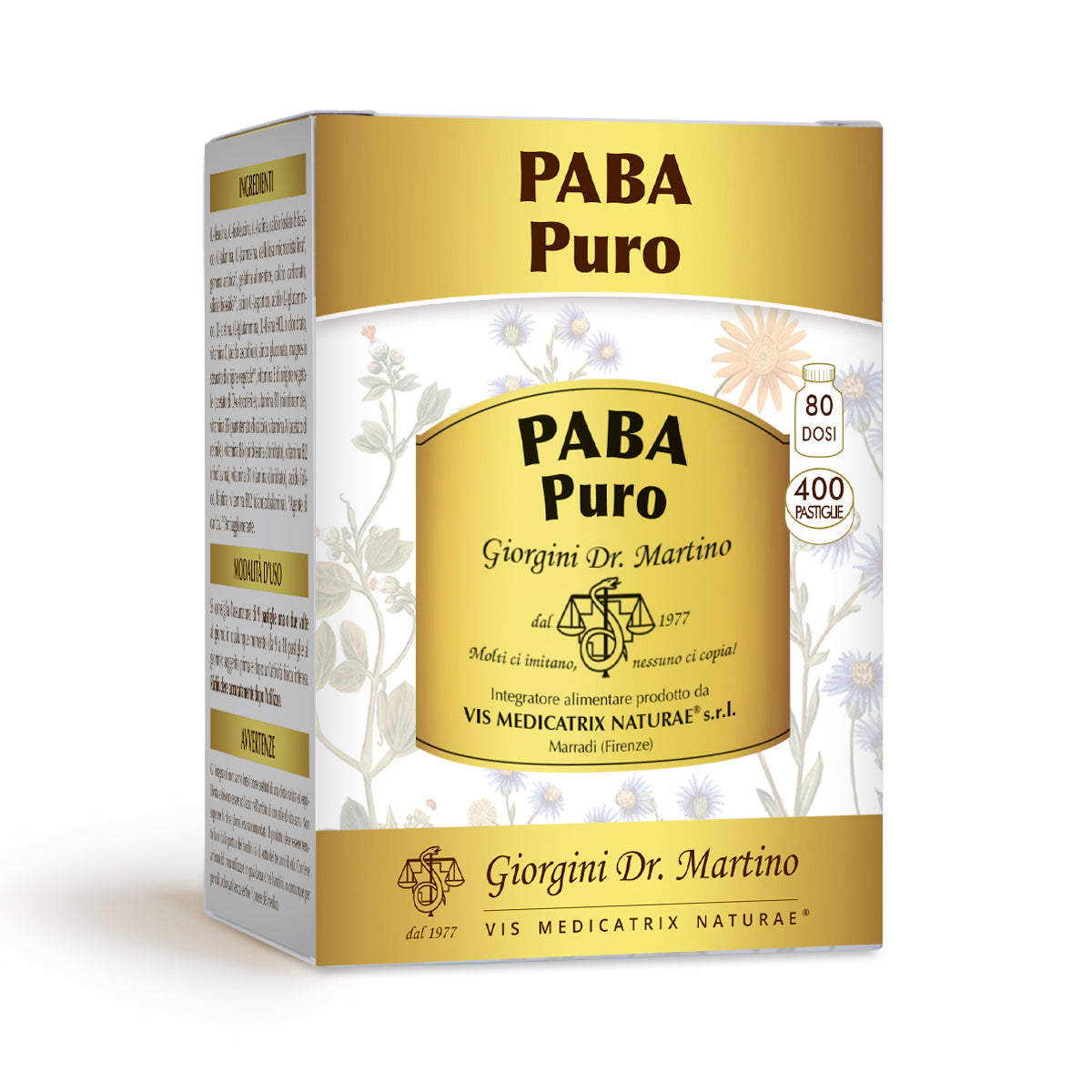 Dr Giorgini Paba Puro 400 Tabletten à 500 mg – 200 g