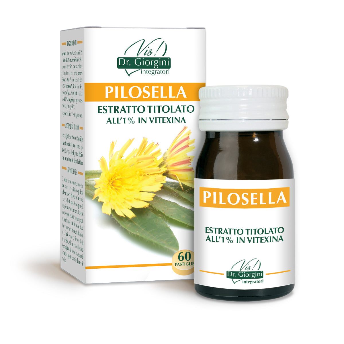 Dr Giorgini Pilosella titrerat extrakt 60 tabletter à 500 mg - 30 g