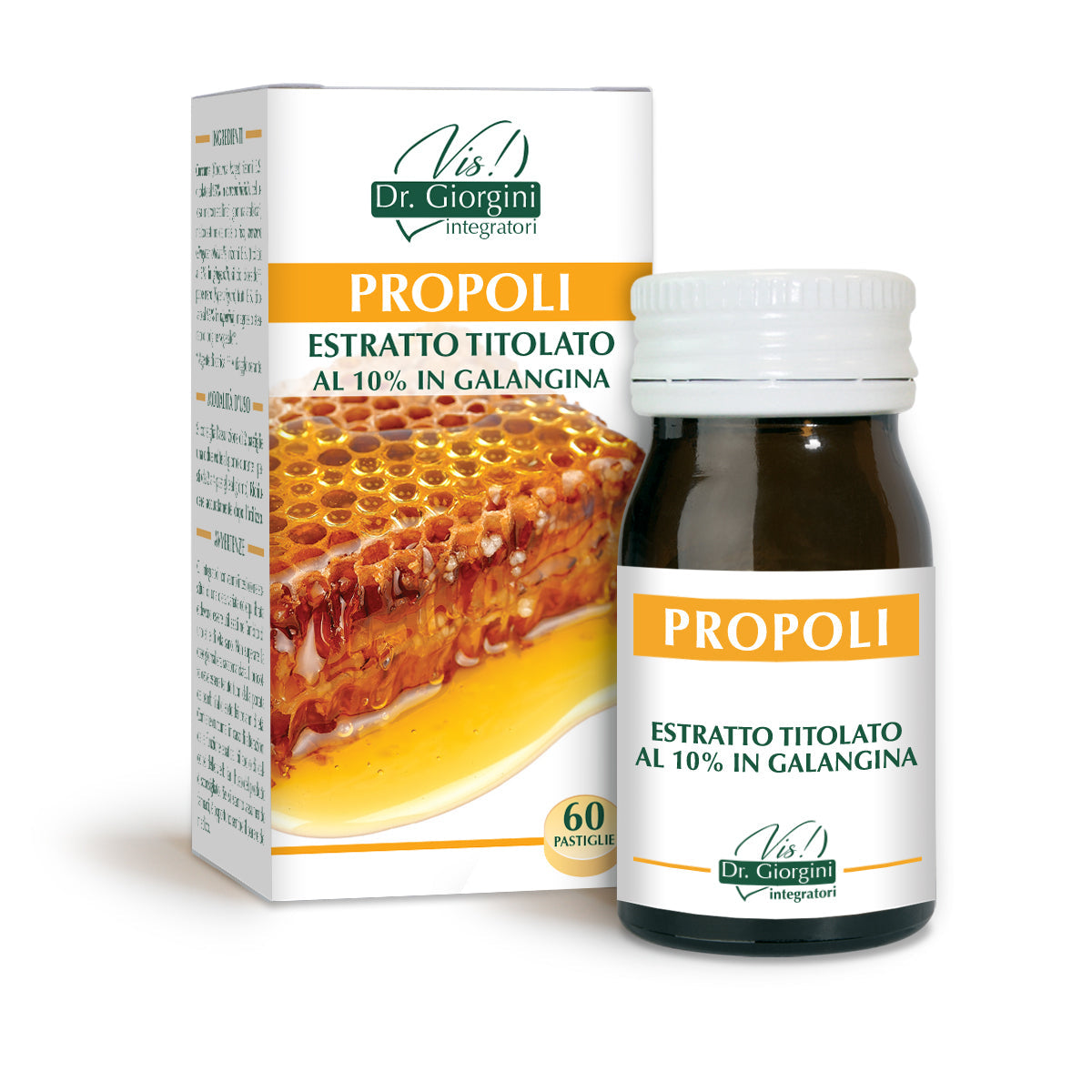 Dr Giorgini Propolis titreret ekstrakt 60 tabletter à 500 mg - 30 g