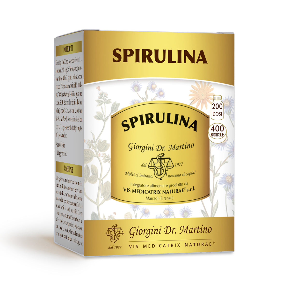 Dr Giorgini Spirulina 400 tabletter à 500 mg - 200 g