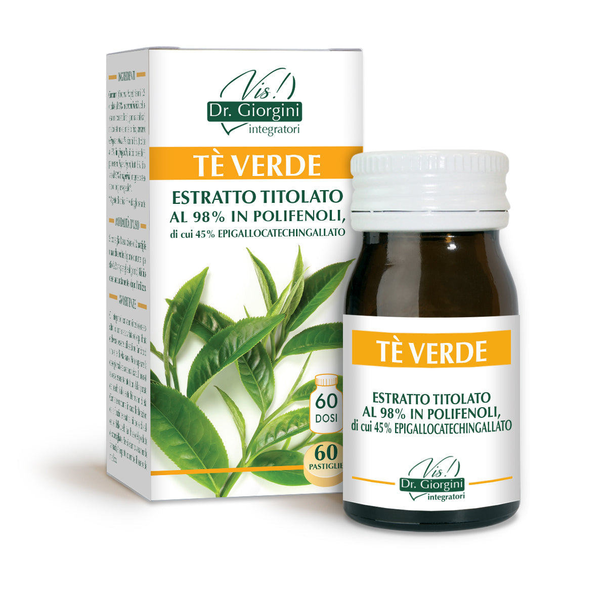 Dr Giorgini Ekstrakt z zielonej herbaty 30g - 60 tabletek po 500 mg