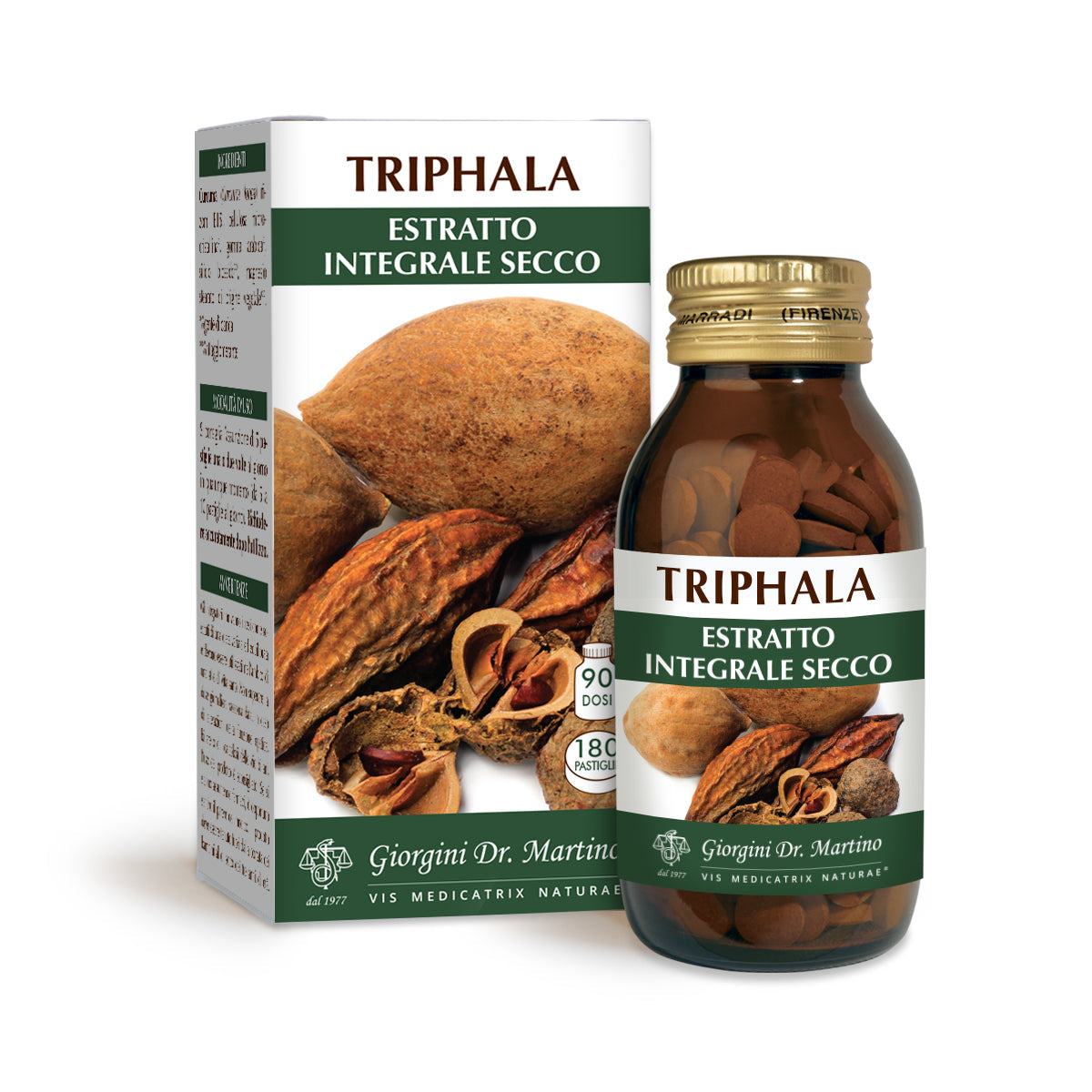 Dr Giorgini Triphala integral tør 180 tabletter à 500 mg