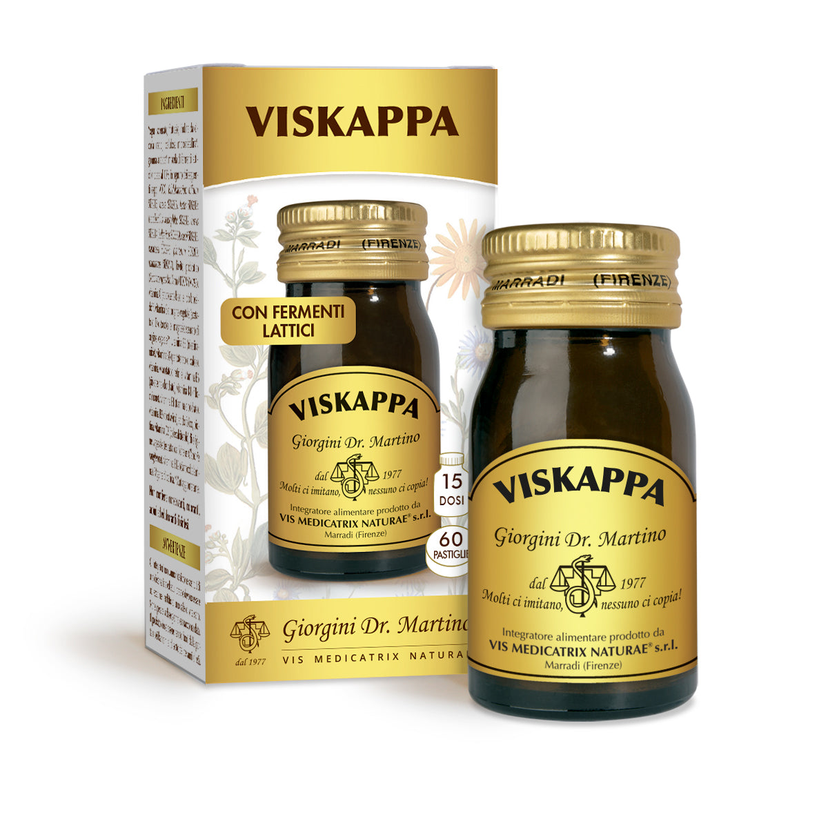 Dr Giorgini Viskappa 180 Tabletten à 500 mg - 90 gr
