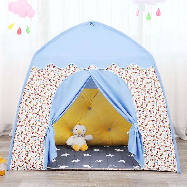 Children Tent Indoor Outdoor Game Garden Tipi Princess Castle Folding Cubby Toys Tents Enfant Room House Teepee Playhouse