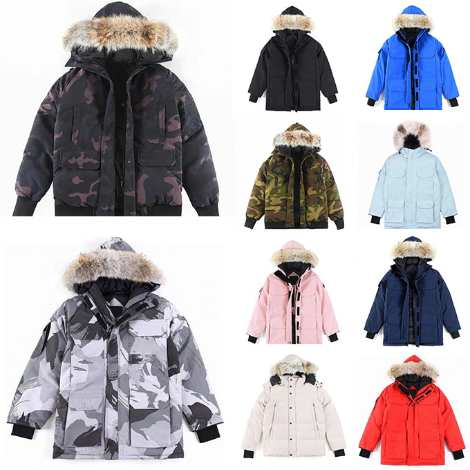 designer mens puffer jacket hooded down jacket with chip mens winter coats women outerwear embroidered armband winter outerwear coats