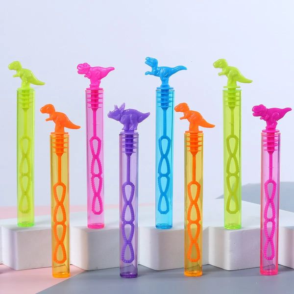 Dinosaur Bubble Tube Soap Bottle Dino Birthday Party Decoration Wedding Guests Gifts Baby Shower Suppies Kids Toys 240711