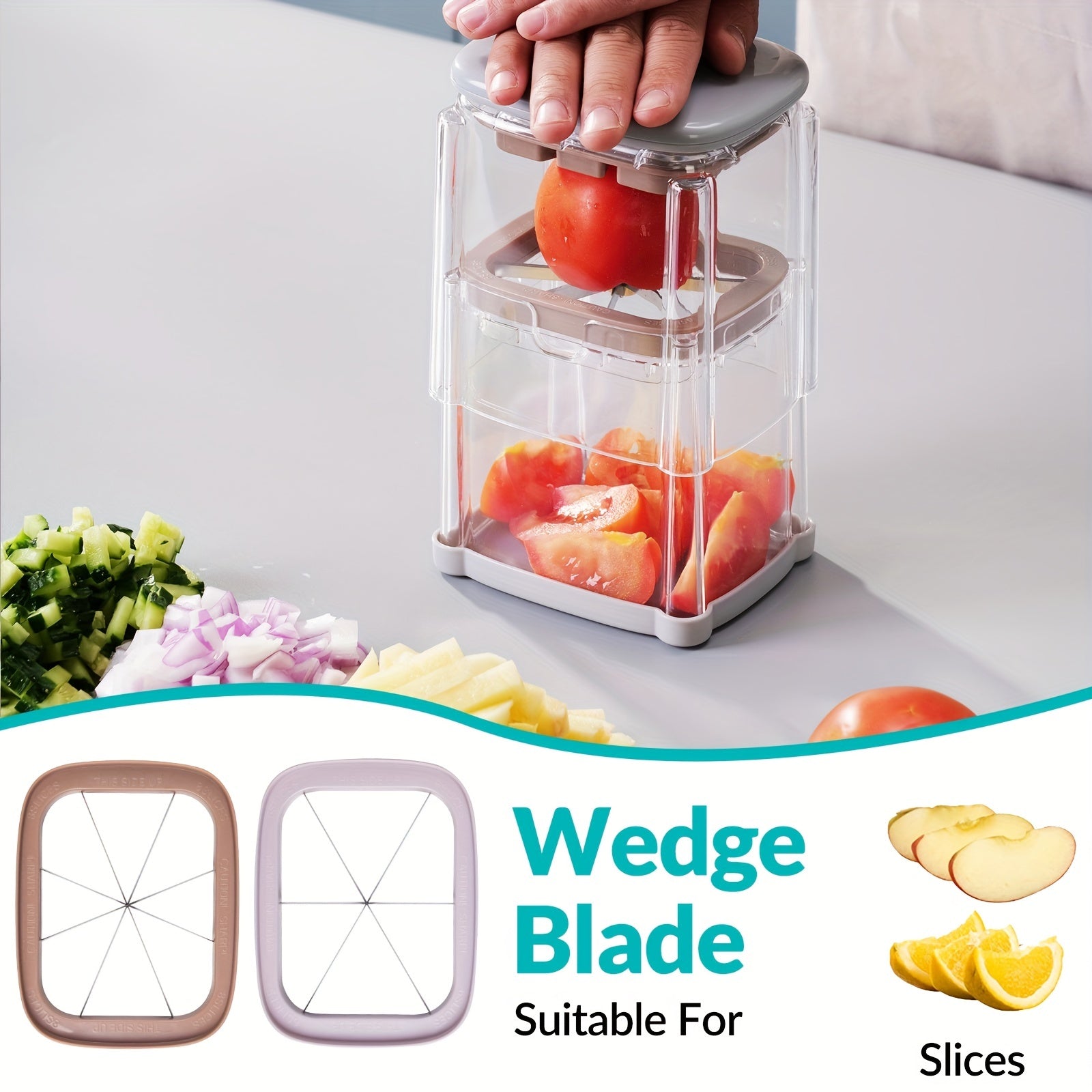 French fries four in one food cutting box, French fries are cut into potato chunks