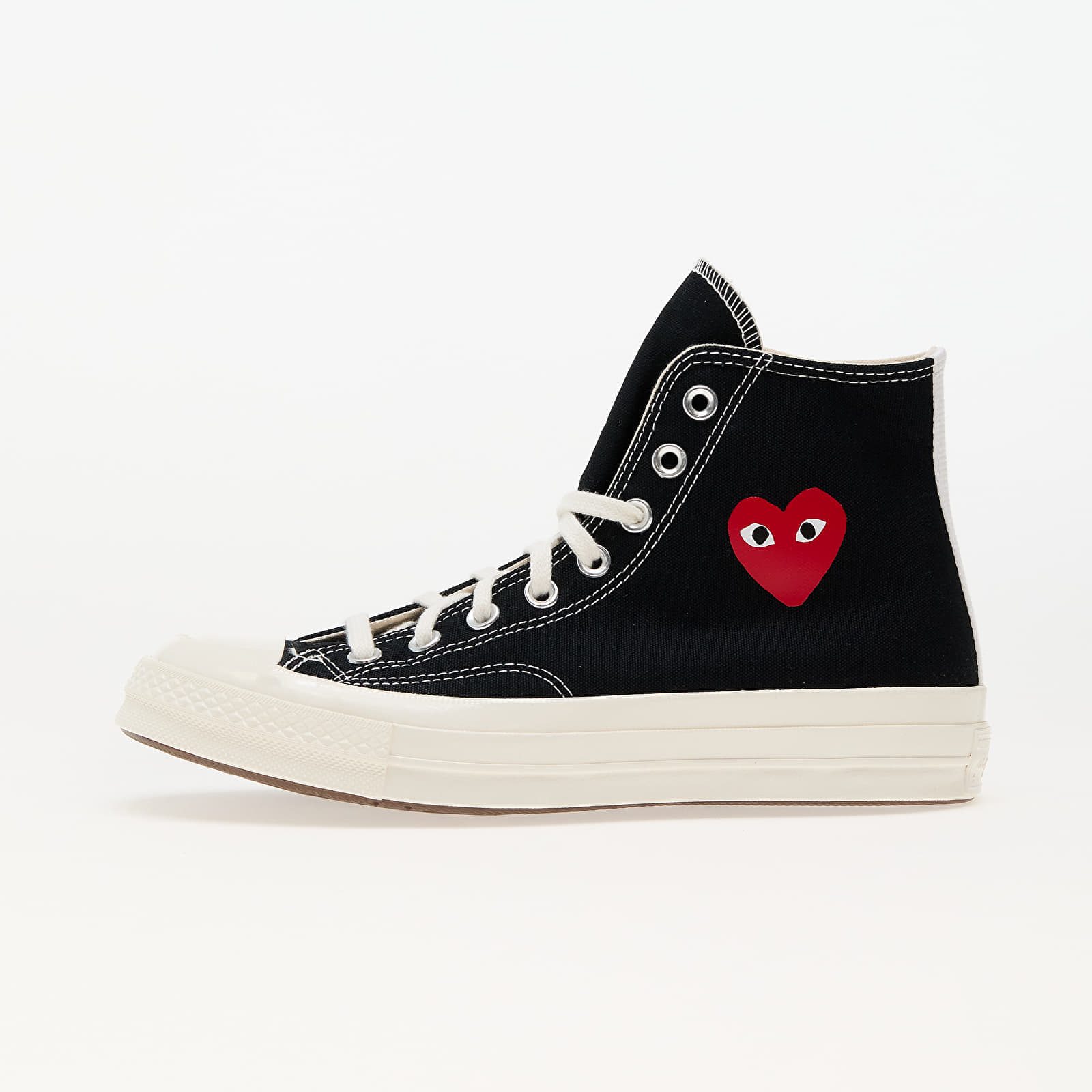 Sneakers Converse x Comme des Garçons PLAY Chuck 70 Hi Black- Red- Egret EUR 45
