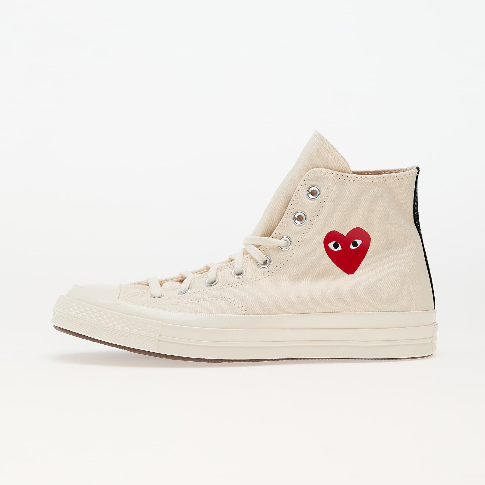Sneakers Converse x Comme des Garçons PLAY Chuck 70 Hi Milk- Red- Black EUR 45