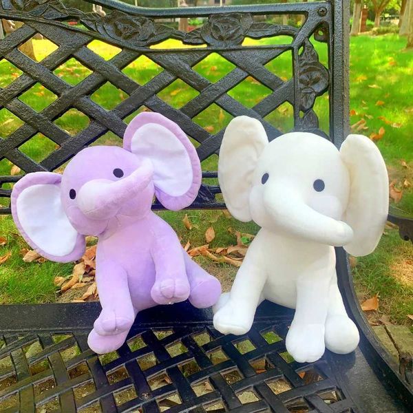 Brinquedos de pelúcia de elefante Kaii Baby Toy Byled Doll For Kids White Elephant Toys for Girls Ftening Toys for Wedding Z250117