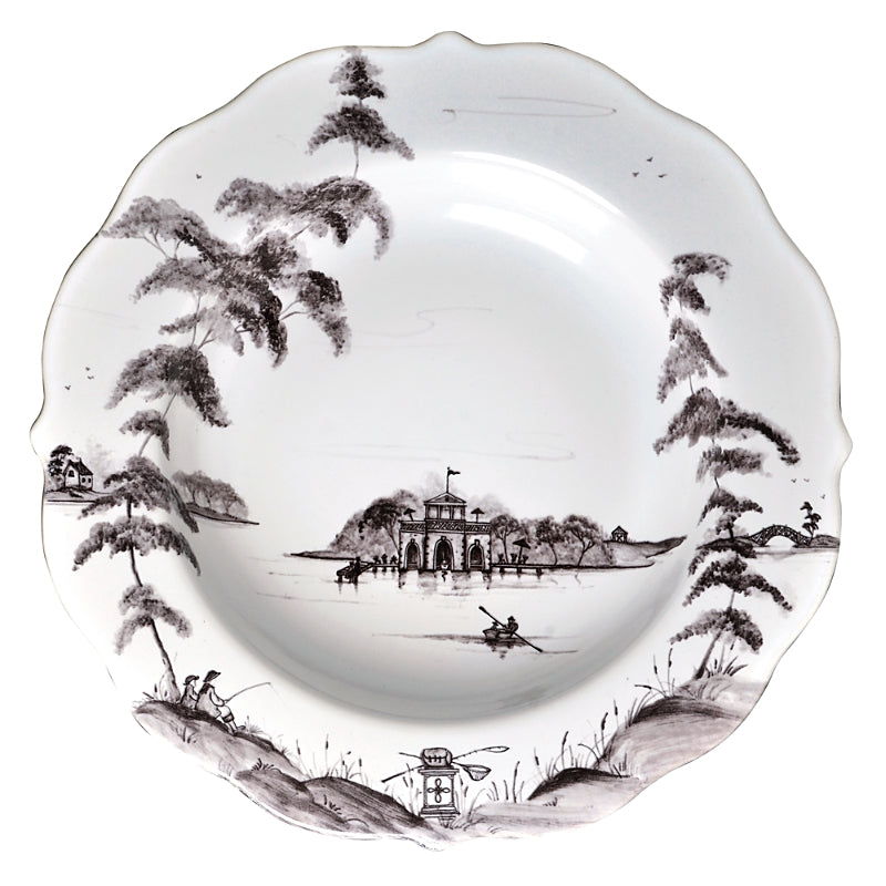 Juliska Country Estate Delft Blue Pasta-Soup Bowl Boathouse