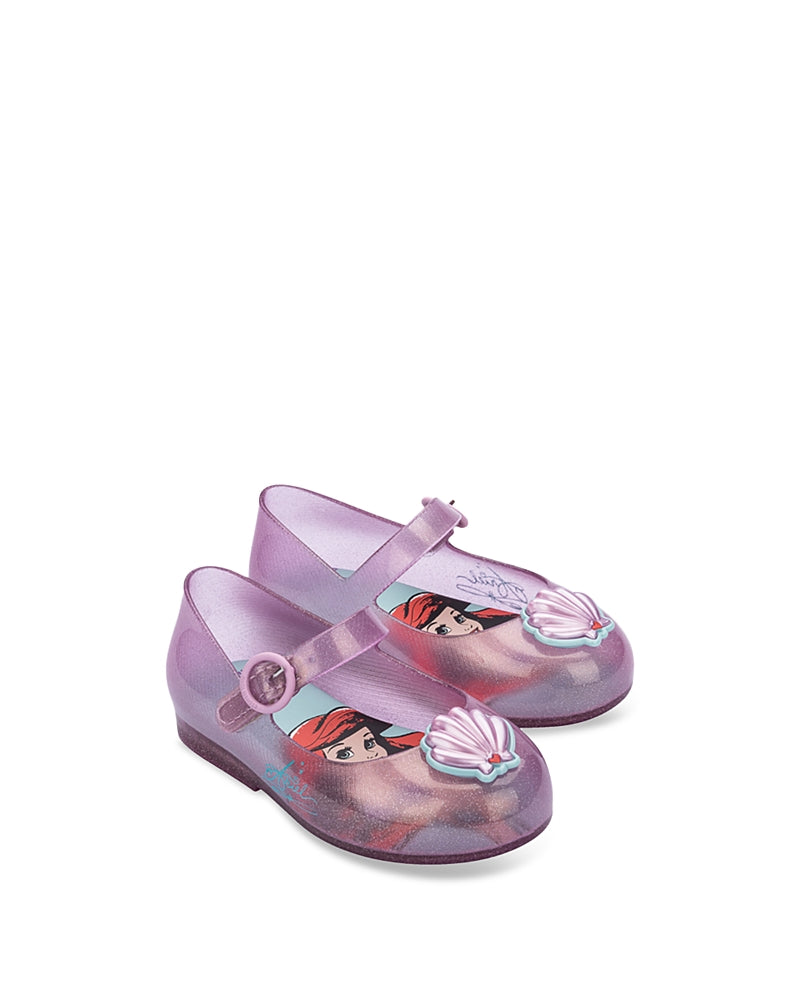 Mini Melissa Girls' Mini Sweet Love Disney Princess Flats - Toddler
