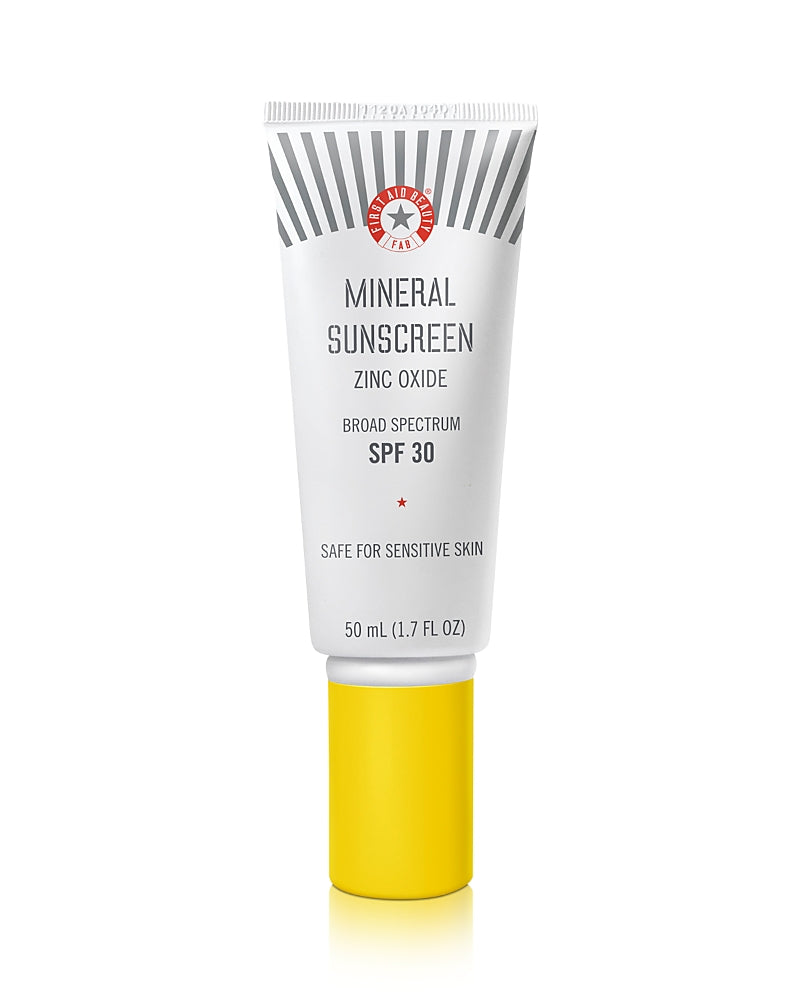 First Aid Beauty Mineral Sunscreen Zinc Oxide Broad Spectrum Spf 30 1.7 oz.