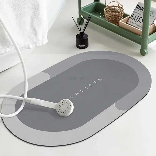 Non Slip Bathroom Carpet Shower Bath Mat Super Absorbent Rug Quick Drying Bath Rugs Kitchen Entrance Door Mats Home Floor MatXJ240807