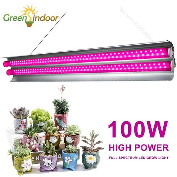 Full Spectrum 100W LED Grow Light Indoor Strip Growth Lamp For Plants Growing Tent Fitolampy Phyto Lamp Flower Growth Light Bulb Y240816