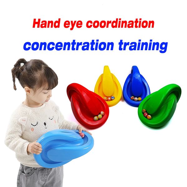Childrens Hand eye Coordination Kid Adult Concentration Equipment Training Kindergarten Sensory Toys Up and Down Turntable 88 240506