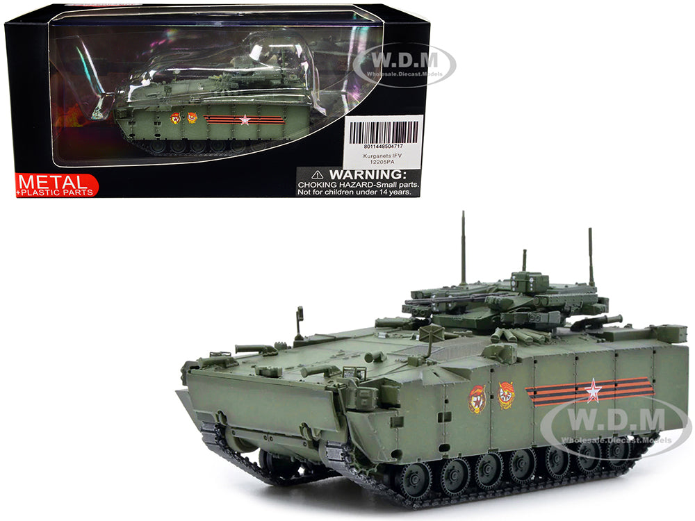 Russian (Object 695) Kurganets-25 Infantry Fighting Vehicle with Four Kornet-EM Guided Missiles - Moscow Victory Day Parade 1-72 Diecast Model by Pan