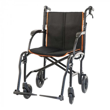 Feather Transport Aluminum Transport Chair, With Handbrakes