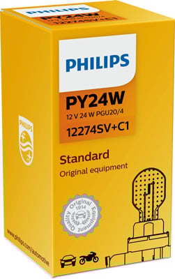 Bulb, direction indicator PHILIPS 12274SV+C1