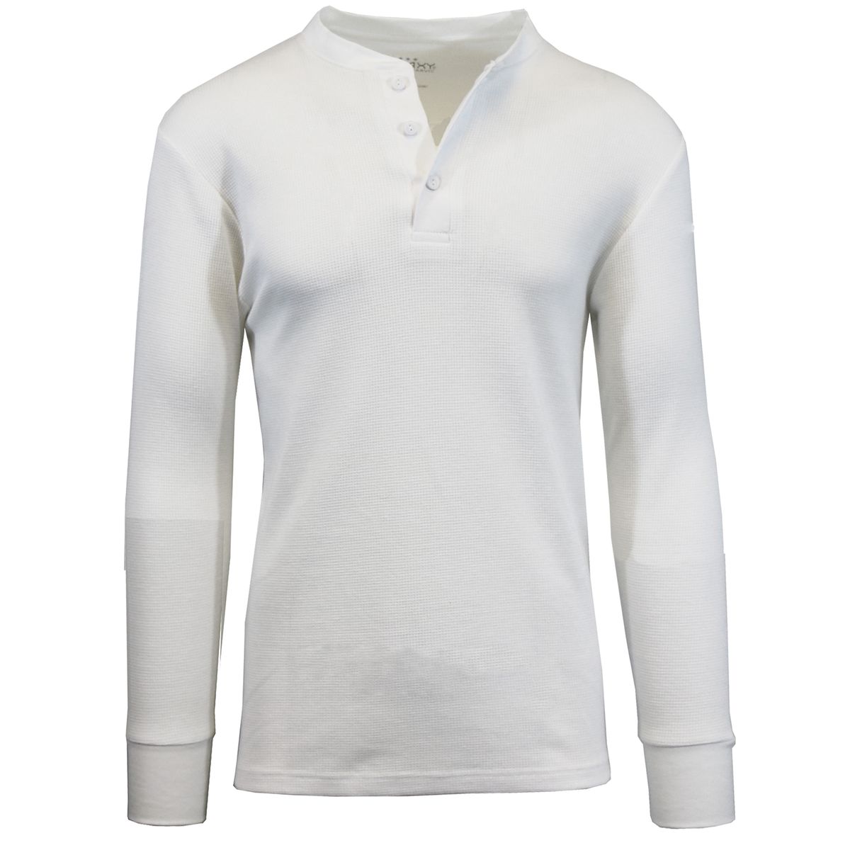Men's Long Sleeve Henley Thermal Shirts (1 or 2-Pack) - 2X-Large - White