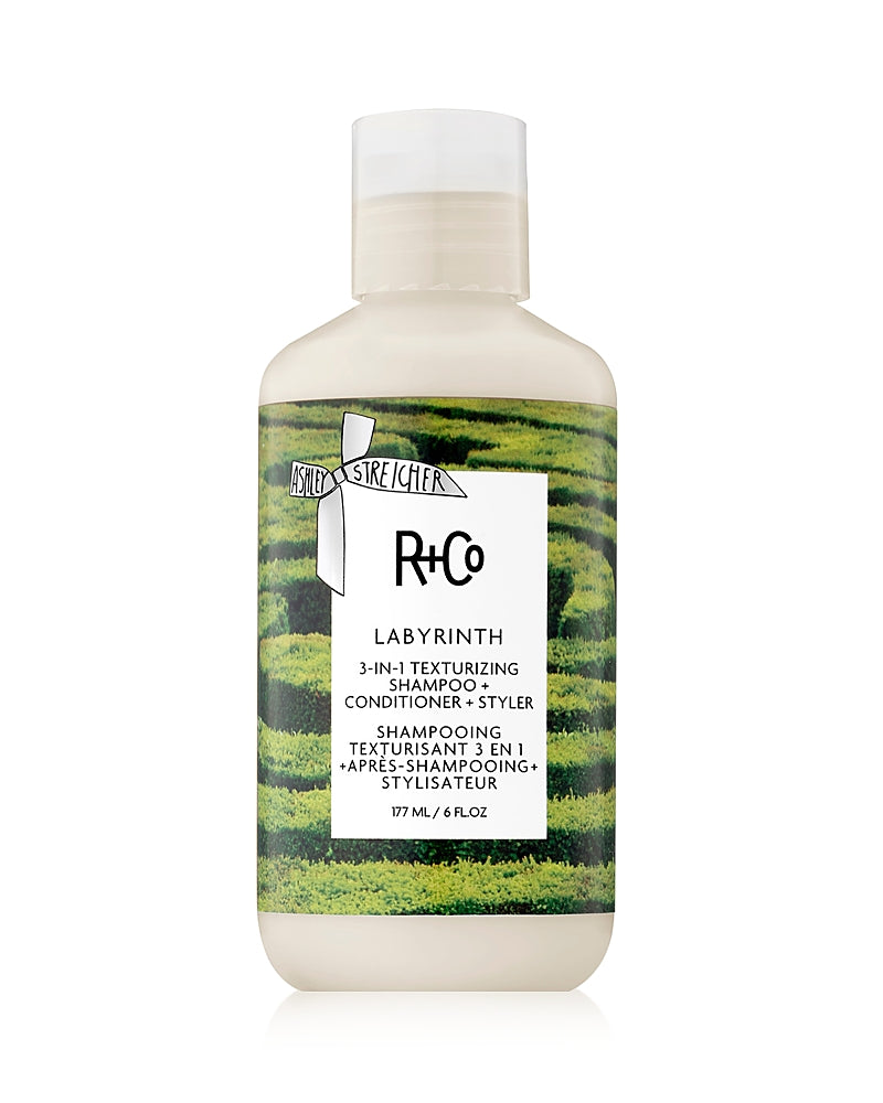 R and Co Labyrinth 3 In 1 Texturizing Shampoo + Conditioner + Styler 6 oz.