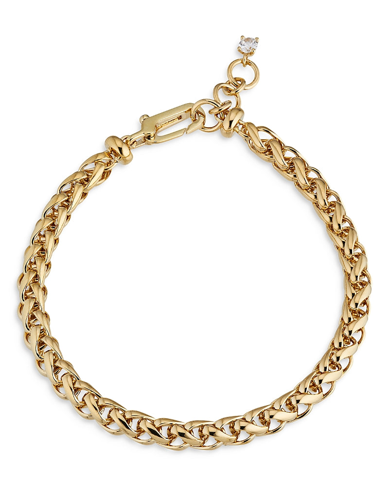 Nadri Entwine Chain Line Bracelet