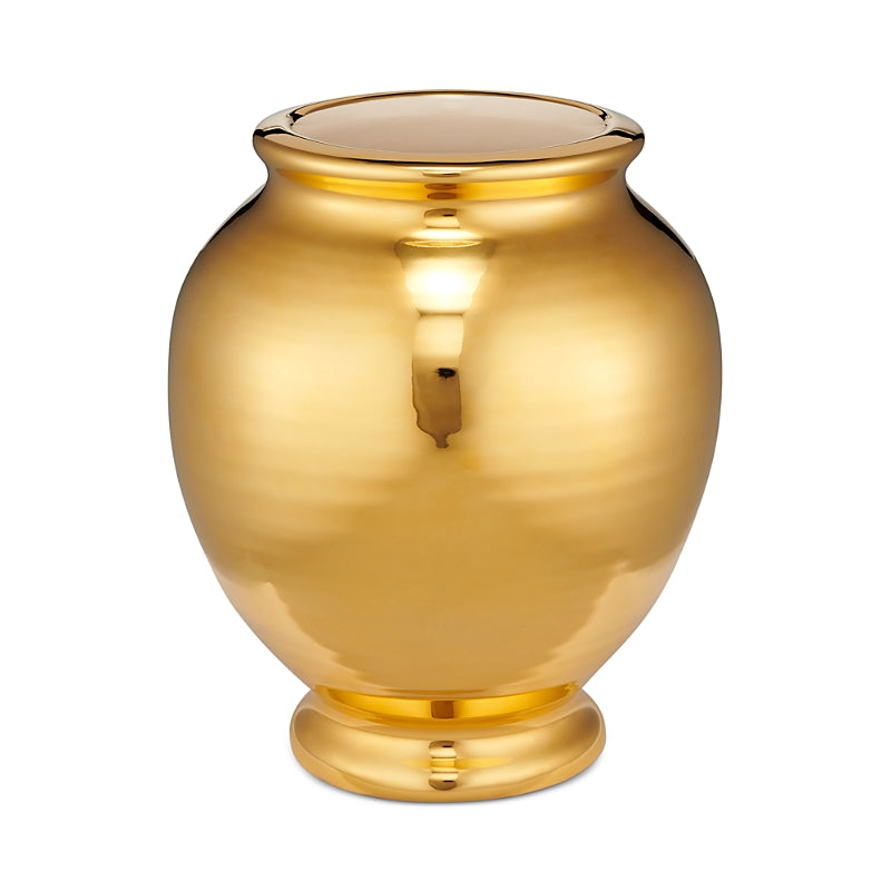 Aerin Siena Small Vase, Gold