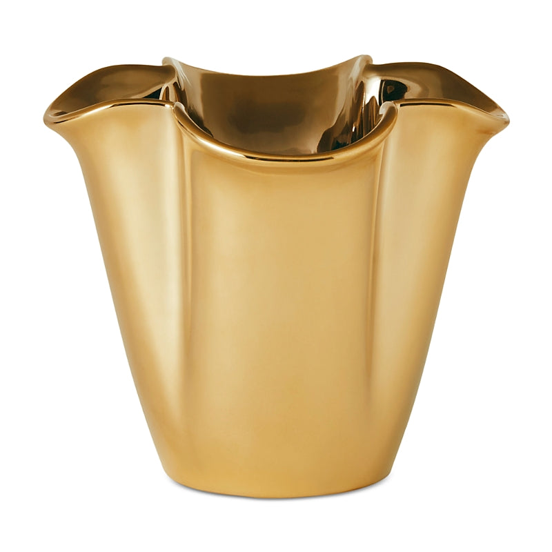 Aerin Gilded Clover Small Vase