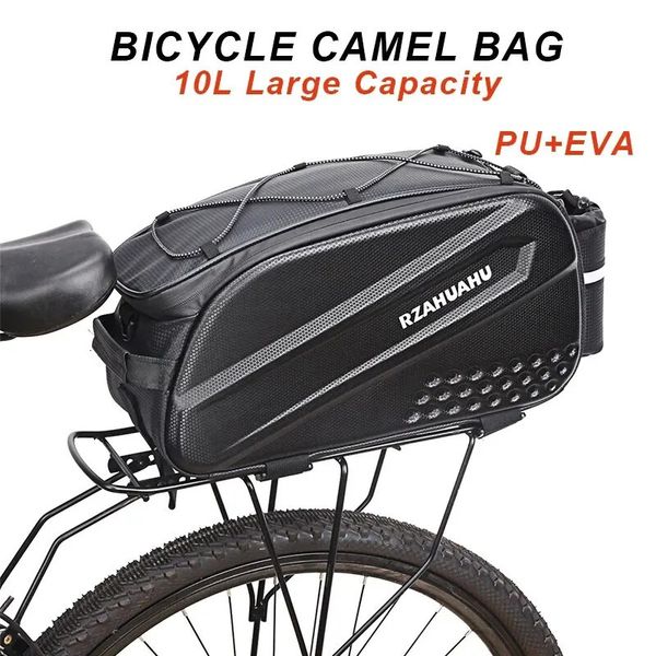Bicycle Camel Bag Large Capacity Electric Foldable Rear Seat For Mountain Bikes Cycling Parts and Accessories 240312