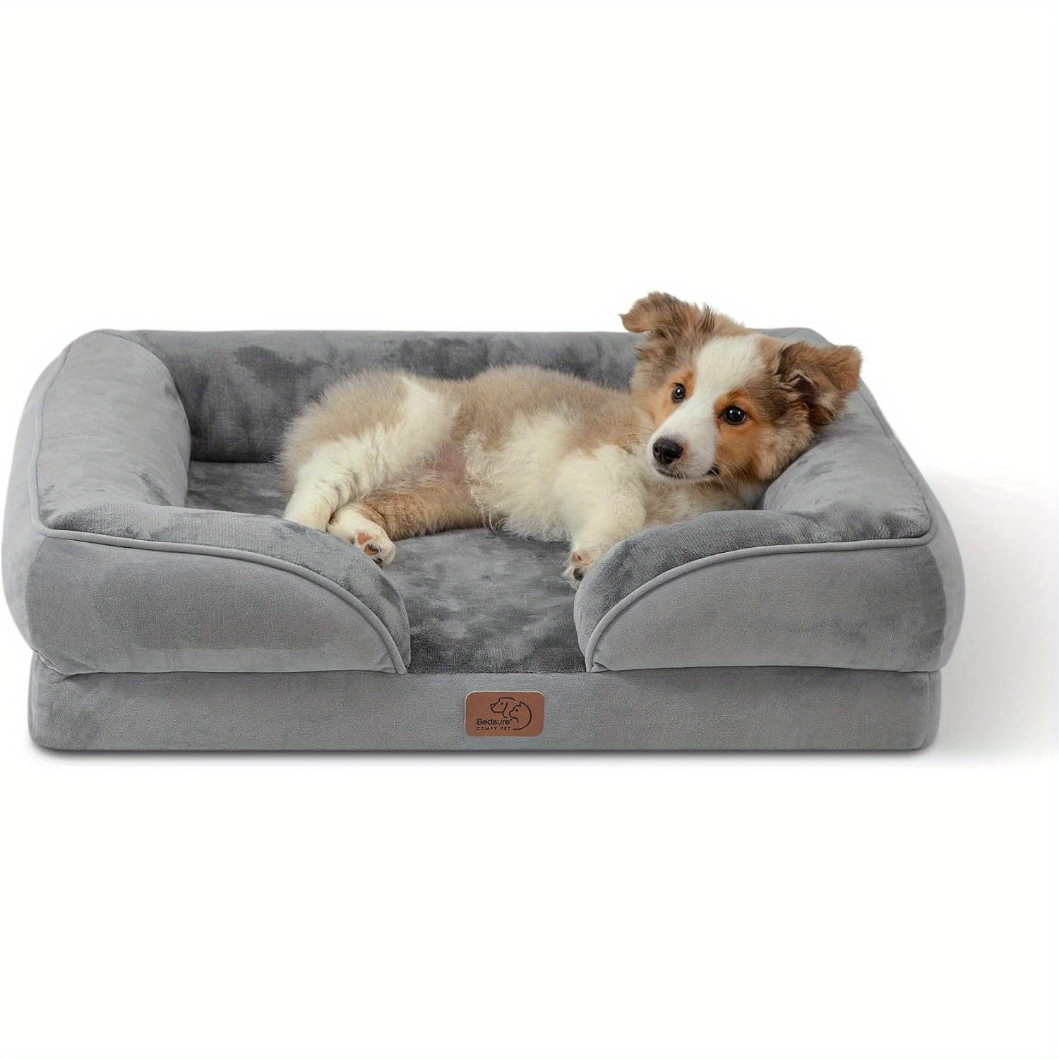TEMU Orthopedic Dog Bed - Washable Dog Bed, Couch With Washable Removable Cover, Supportive Foam Pets Sofa With Bottom