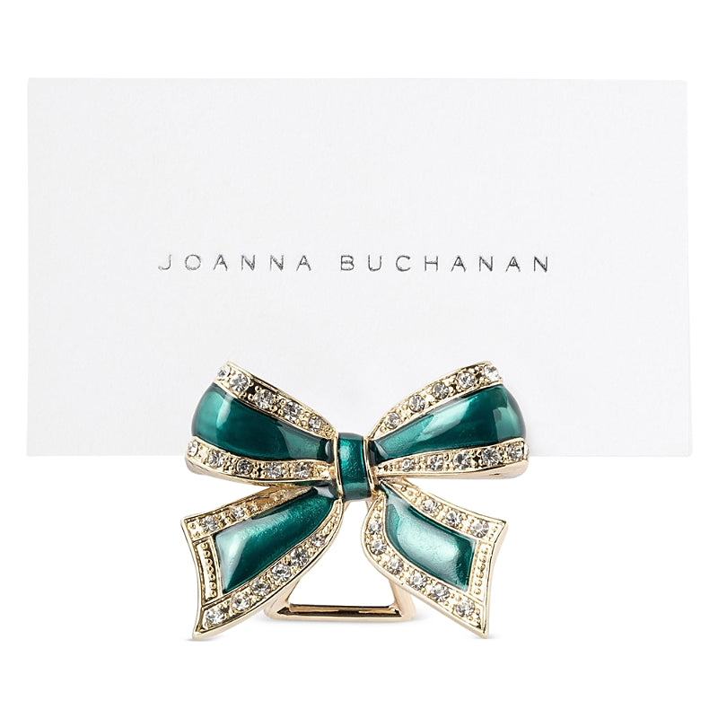 Joanna Buchanan Enamel Bow Placecard Holders, Set of 4