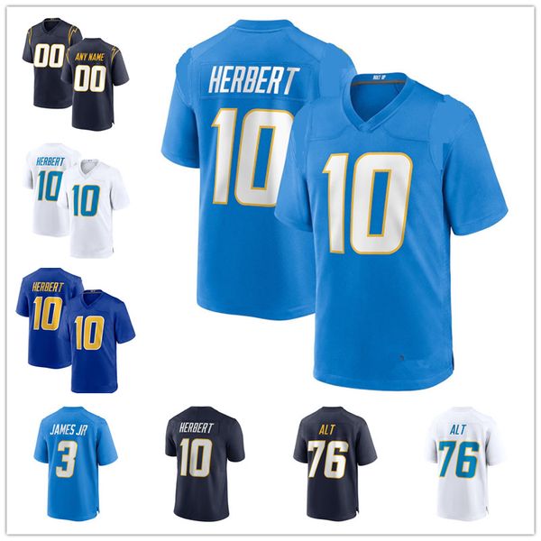 chargers Jersey Joe Alt Justin Herbert LaDainian Tomlinson Brenden Rice Will Dissly Quentin Johnston Alohi Gilman Scott Matlock Daiyan Henle