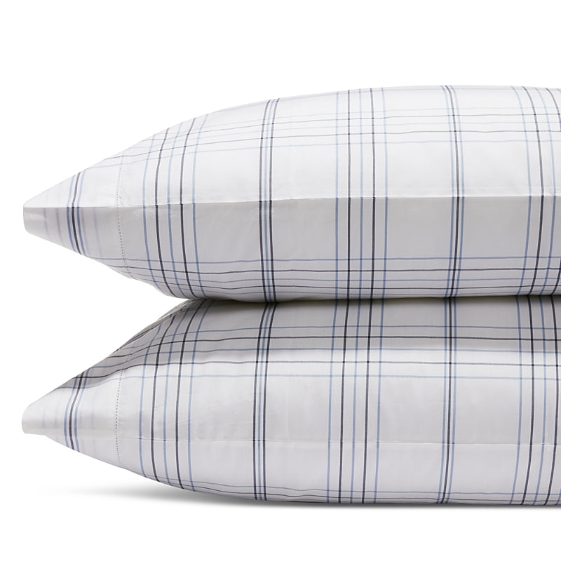 Matouk August Plaid King Pillowcase, Pair