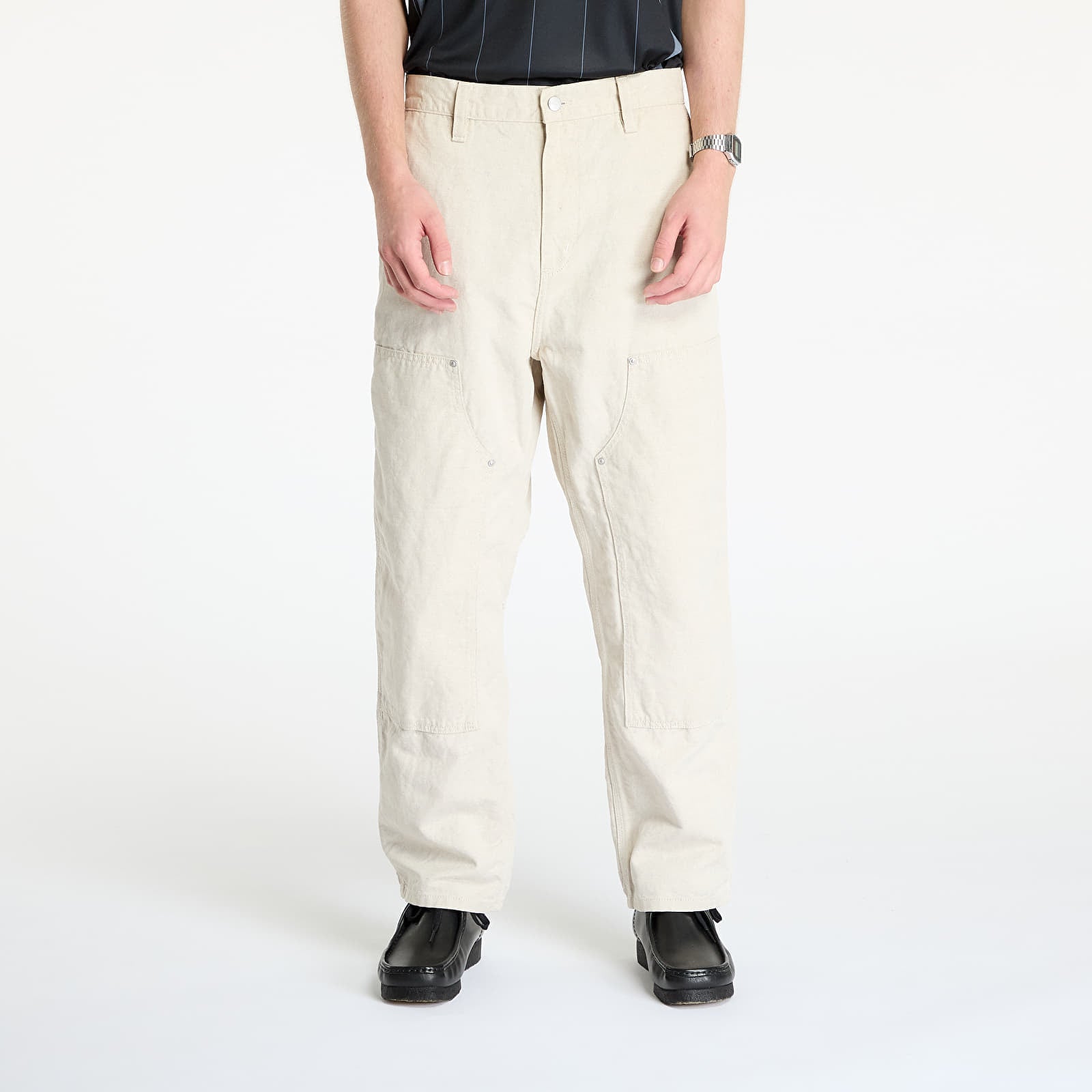 Byxor Carhartt WIP Walter Double Knee Pant Natural Rinsed M