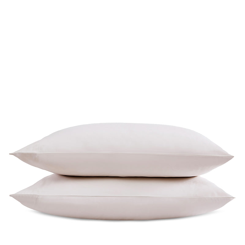 Vera Wang Solid Cvc Sateen Pink Standard-Queen Pillowcase, Pair