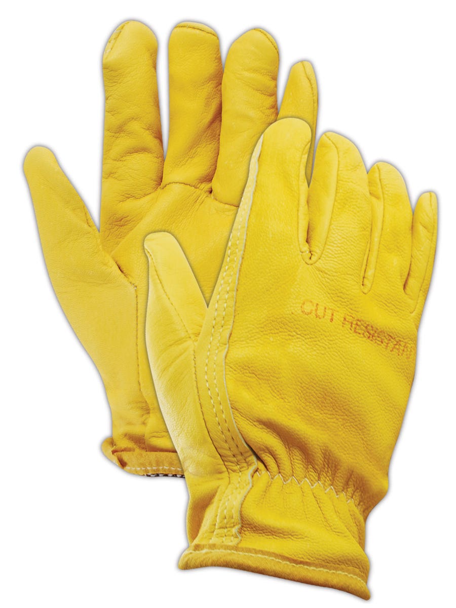 Magid CutMaster XKS 1247DEXKS XKS Lined Goatskin Grain Leather Drivers Glove - Cut Level 4