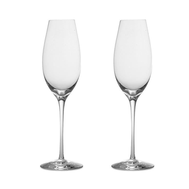 Orrefors Difference Sparkling Wine Glass, Set of 2