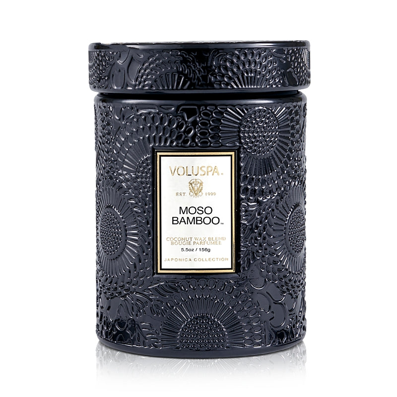 Voluspa Moso Bamboo Small Jar Candle, 5.5 oz.