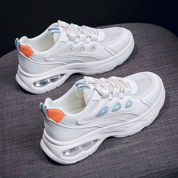 CRLAYDK Women Chunky Sneakers Air Cushion Sports Platform Mesh Dad Walking Shoes Breathable Casual Fashion Running Tennis