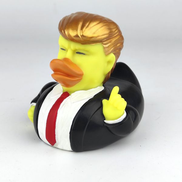 Cartoon Trump Ating US P Rubber Baby Water Shower Duck Child Bath At Toy Fy