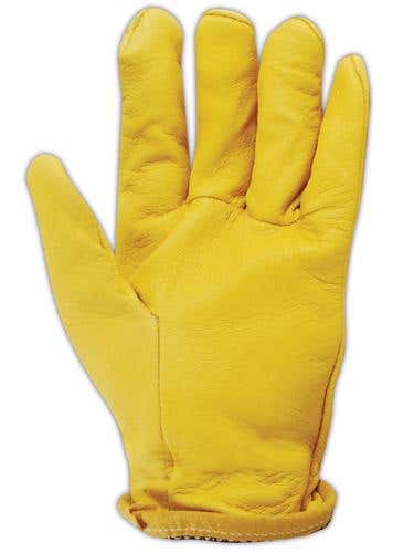 Magid RoadMaster Aramax Lined Deluxe Grain Leather Drivers Gloves (Shrink-Wrapped for Vending Use)