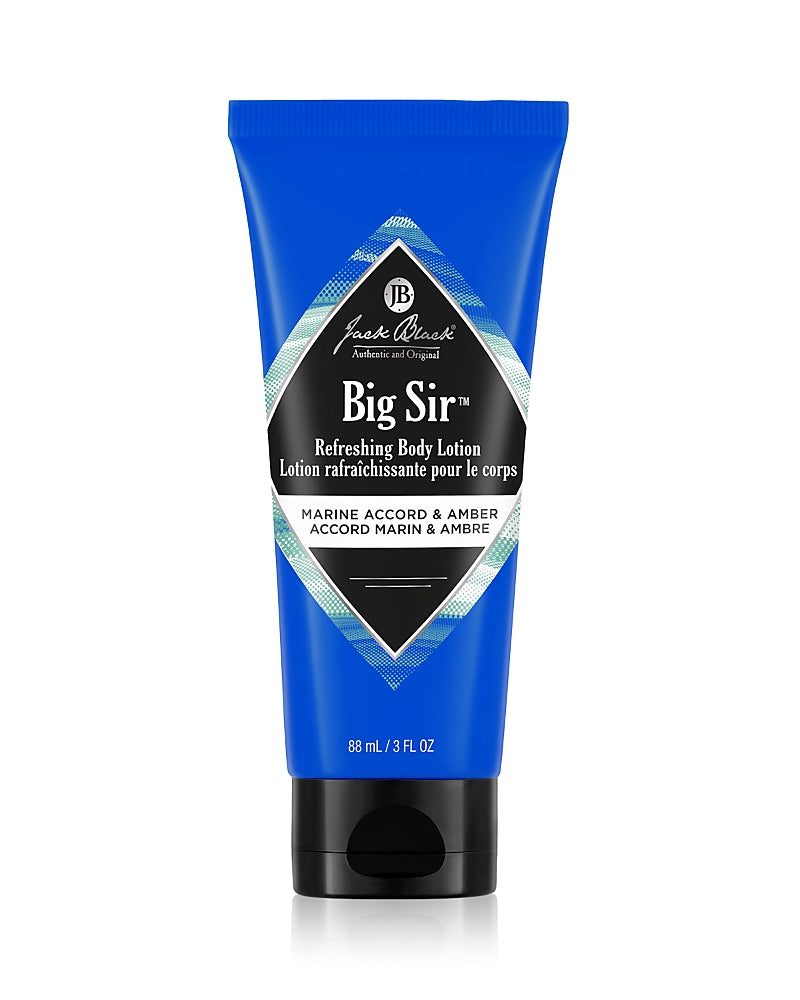 Jack Black Big Sir Refreshing Body Lotion with Marine Accord & Amber 3 oz.