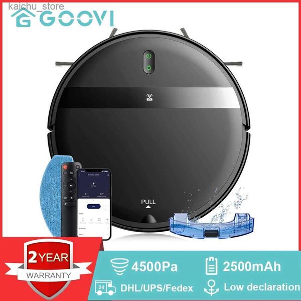 Robot Vacuum Cleaners GOOVI G20 Robot Vacuum Cleaner 4500Pa Strong Suction 2500mAh Battery 3in1 Mopping Sweeping Suction Smart Home Support