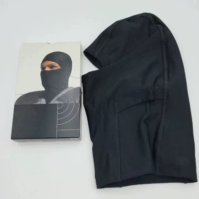 Black Sports Ski Mask Designer Outdoor Cycling Windproof Riding Mask Headgear Brand Sports Face Mask Winter Hat Bonnet Men Neck Gaiter Head