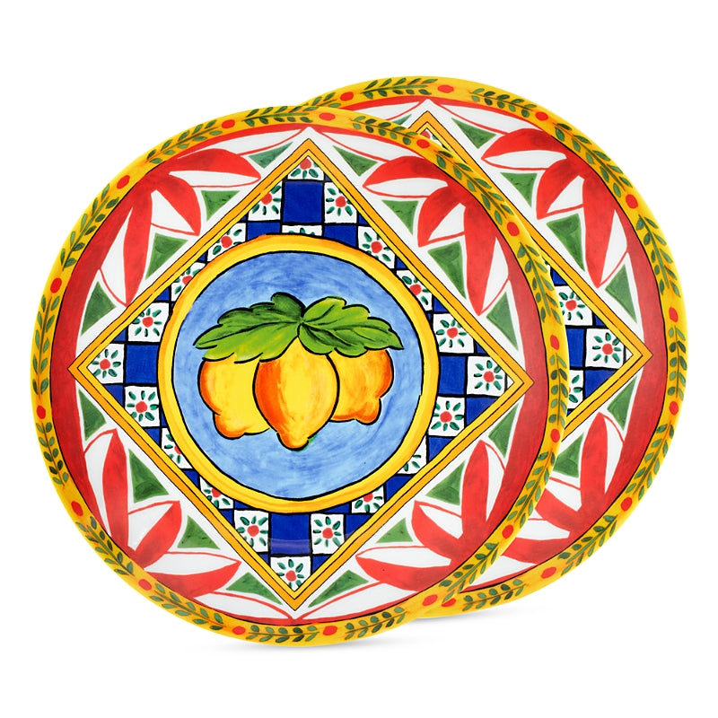 Dolce & Gabbana Carretto Lemon Dinner Plates, Set of 2